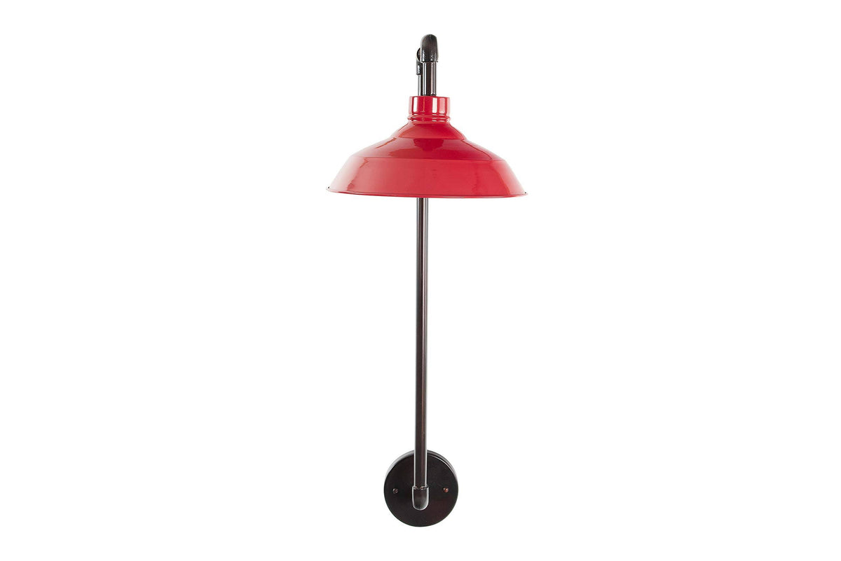Red Metal Wall Sconce D810
