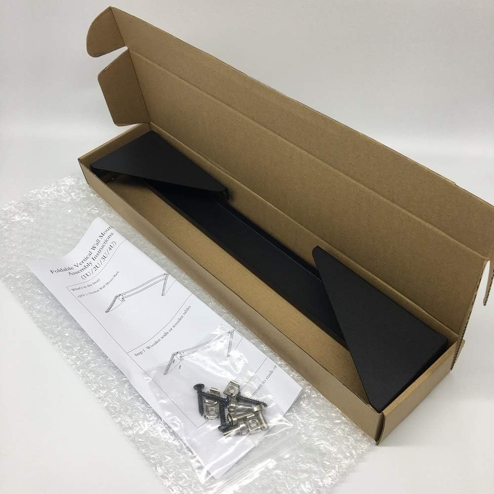 3U 19 inch Steel Foldable Wall Mount Patch Panel Bracket N163885