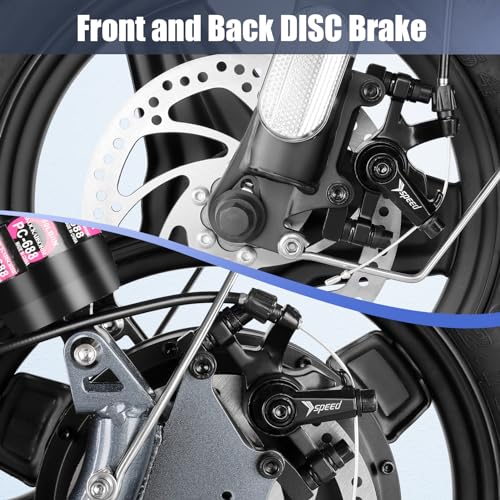 500W/800W/1200W Electric Scooter with Seat, 14" Fat Tire, Foldable Electric Scooter H633519