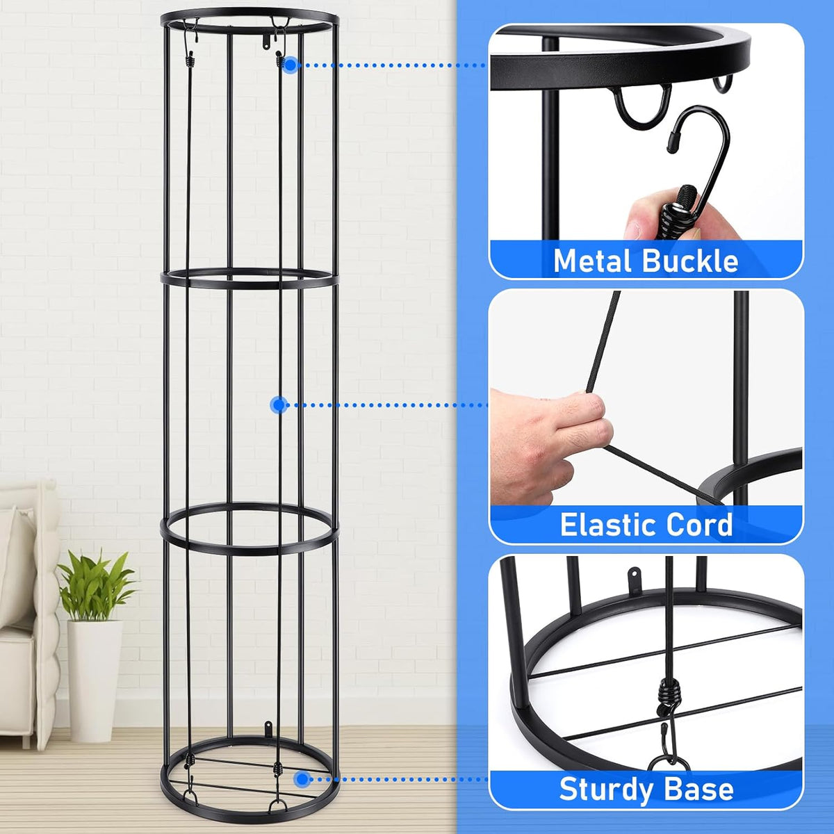 3 Layer Vertical Ball Storage Rack Q733893