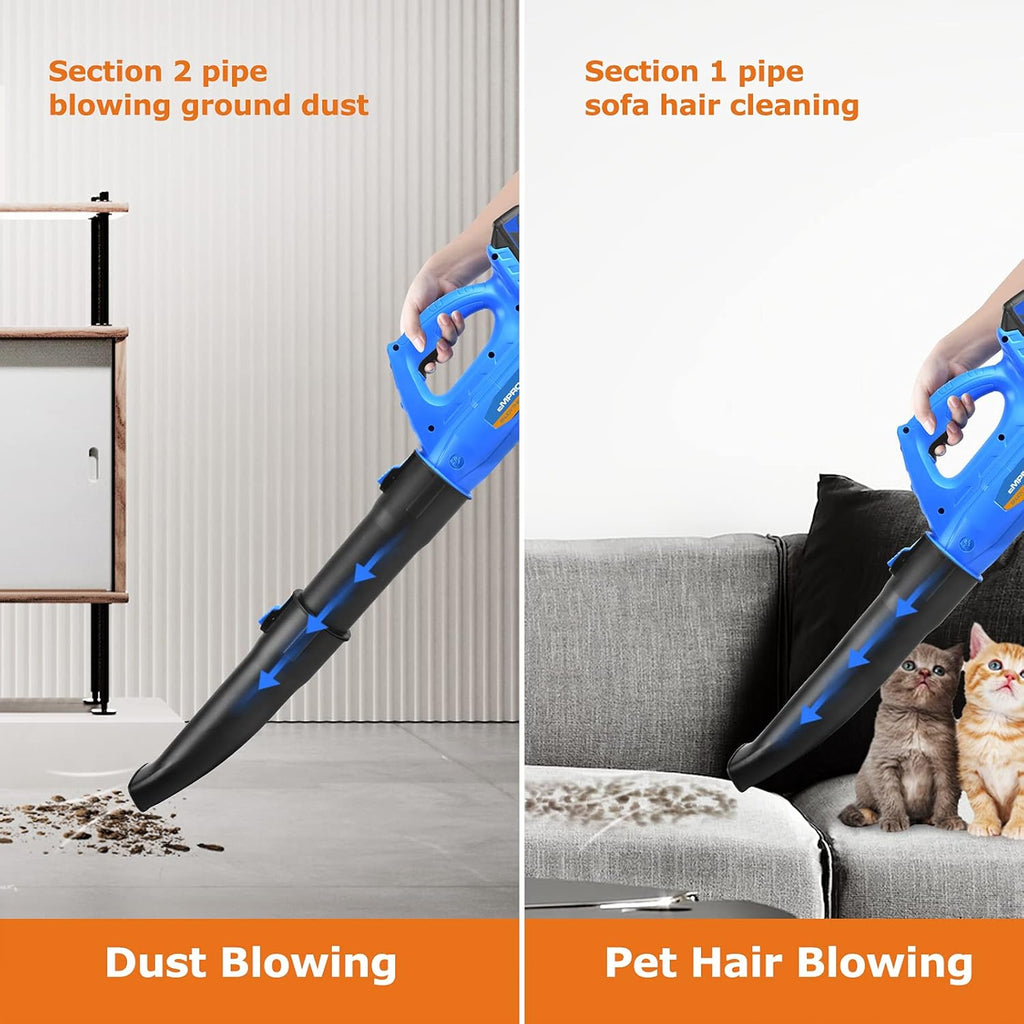 21V 4.0Ah Cordless Leaf Blower with Battery and Charger U741501