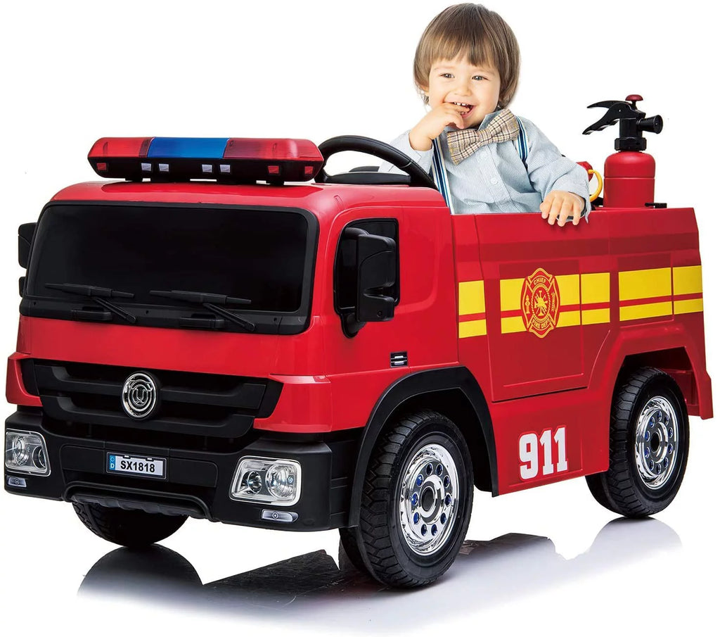 12V Battery Powered Ride On Fire Truck S2049