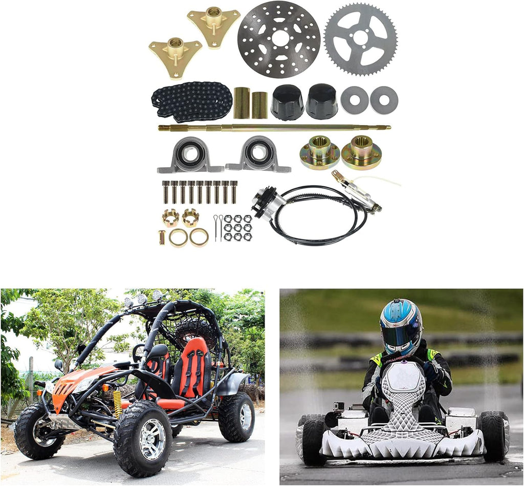 Rear Live Axle Kit Brake Assembly for Drift Trike Go Kart V363537