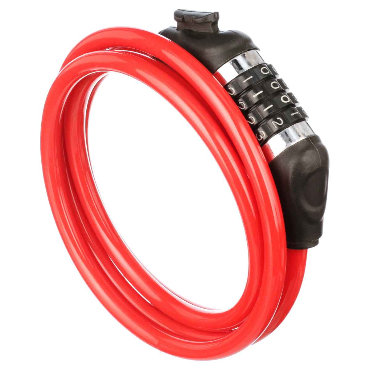 Red 6 Foot Resettable Cable Lock M587