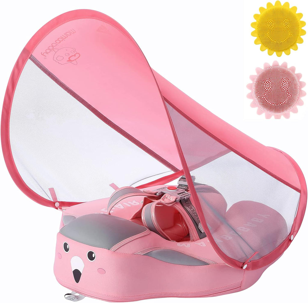 Baby Pool Float with Canopy UPF 50+, Non Inflatable K991091
