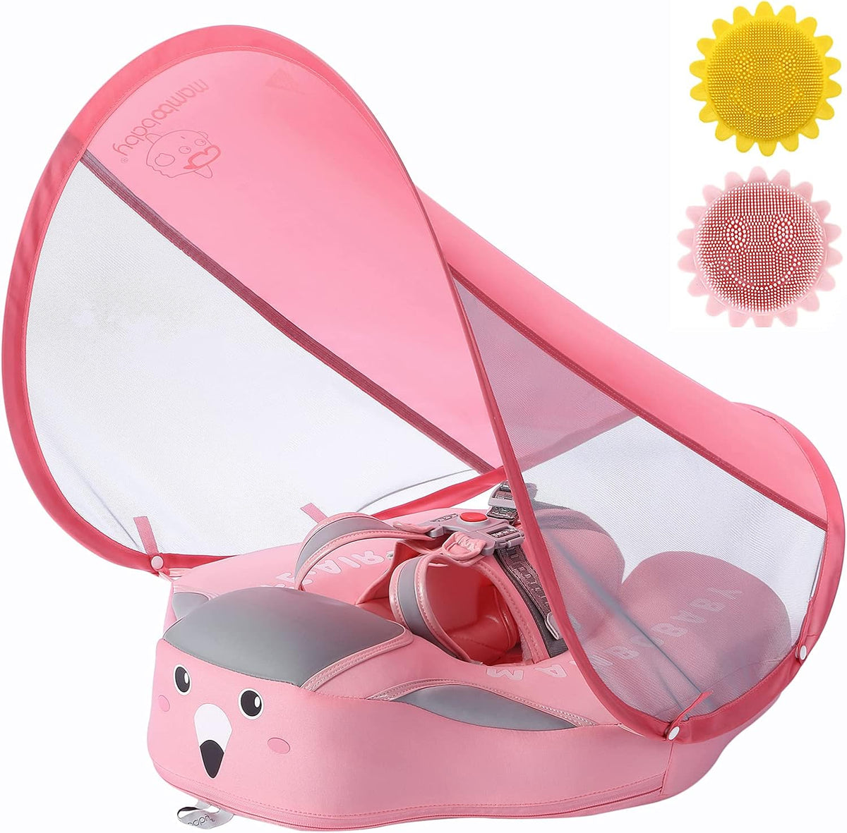 Baby Pool Float with Canopy UPF 50+, Non Inflatable K991091