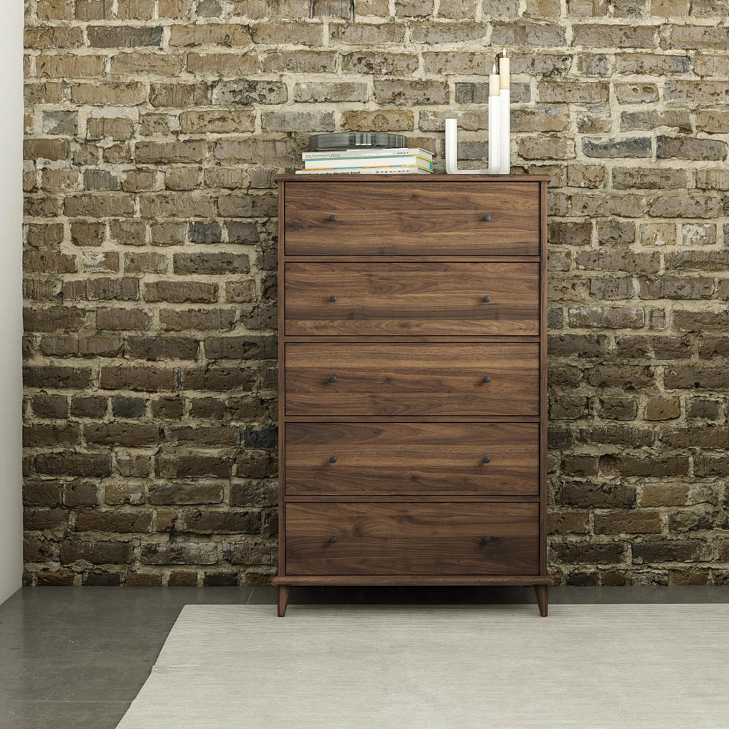 Ivory Oak 5-Drawer Dresser C44481