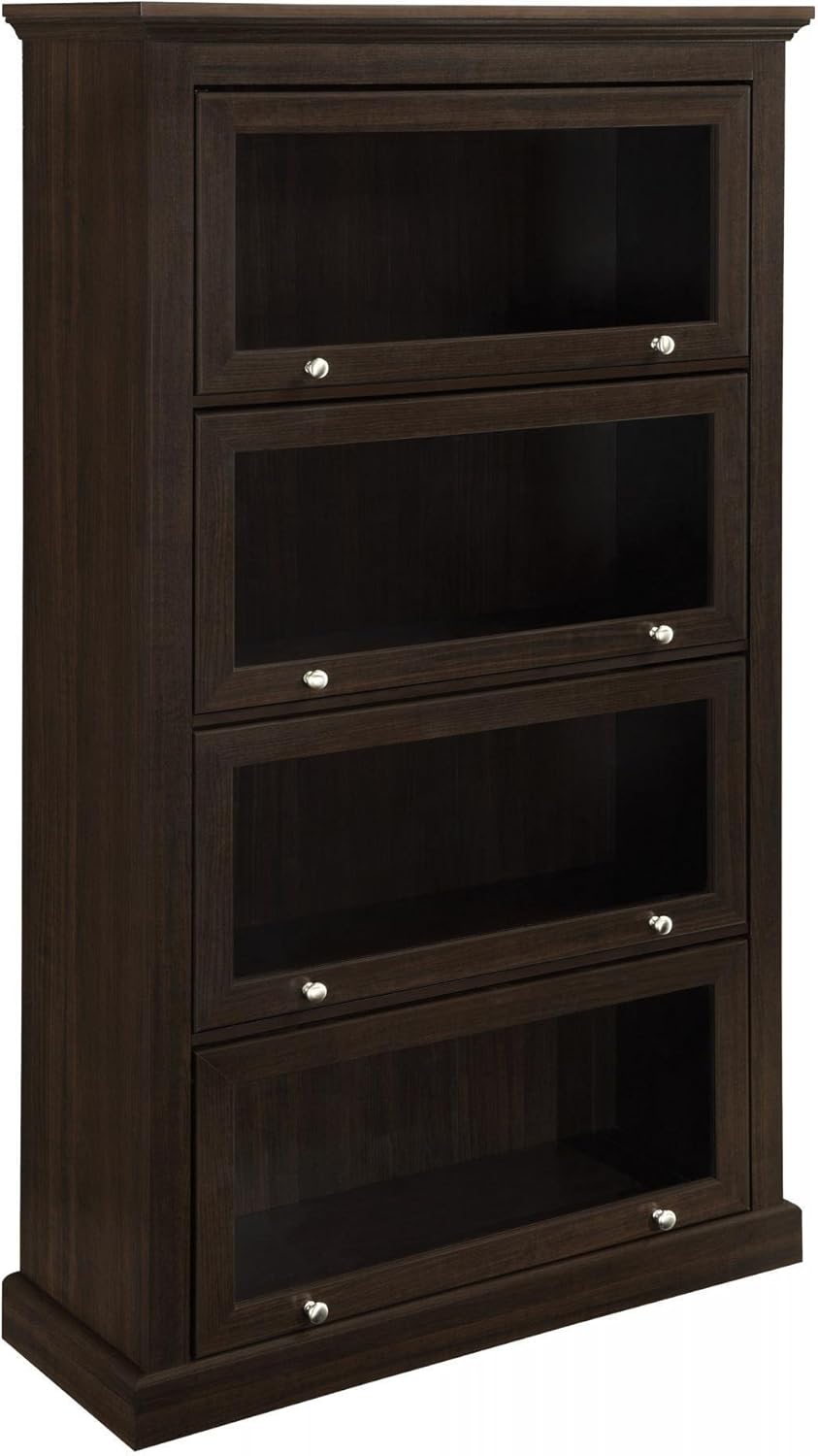 Espresso 4 Shelf Barrister Bookcase L53736