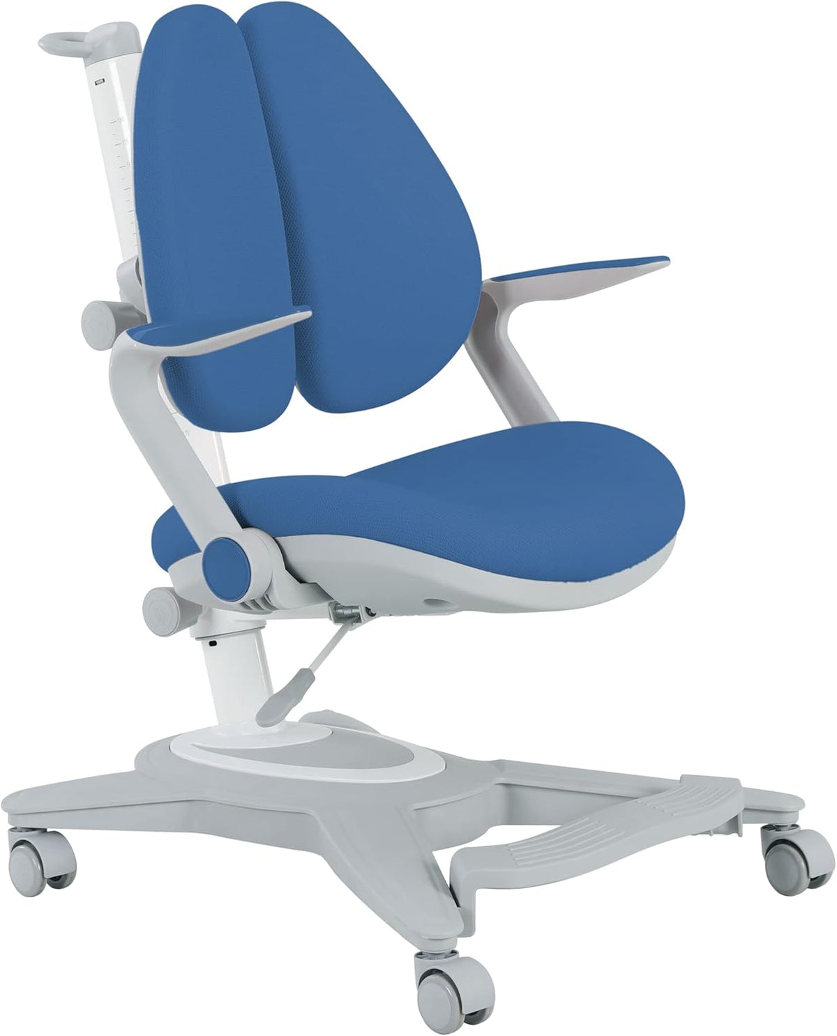 Ergonomic Kids Desk Chair, Adjustable Height and Seat Depth, Pink+White W542006