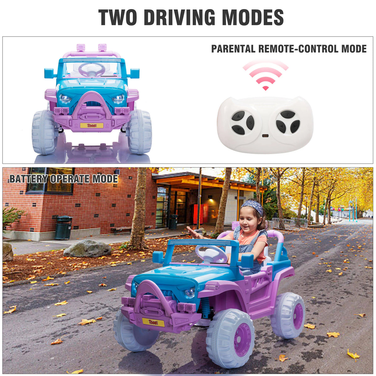 12V Electric Ride on Truck Car with Remote Control H78057