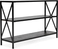 2 Tier Dark Gray Bookcase I3448
