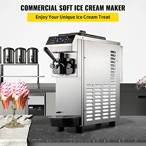 Soft Serve Ice Cream Machine, 3.4 Gal/H, Single Flavor, 1200W G288