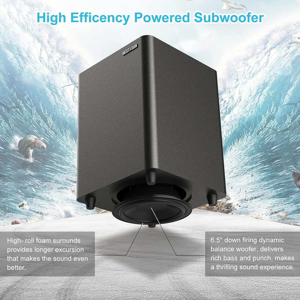 Powered Down Firing Subwoofer, Black T564621