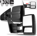 Ford F150 Pickup Truck Manual Towing Telescoping Side Mirrors Left+Right S89486