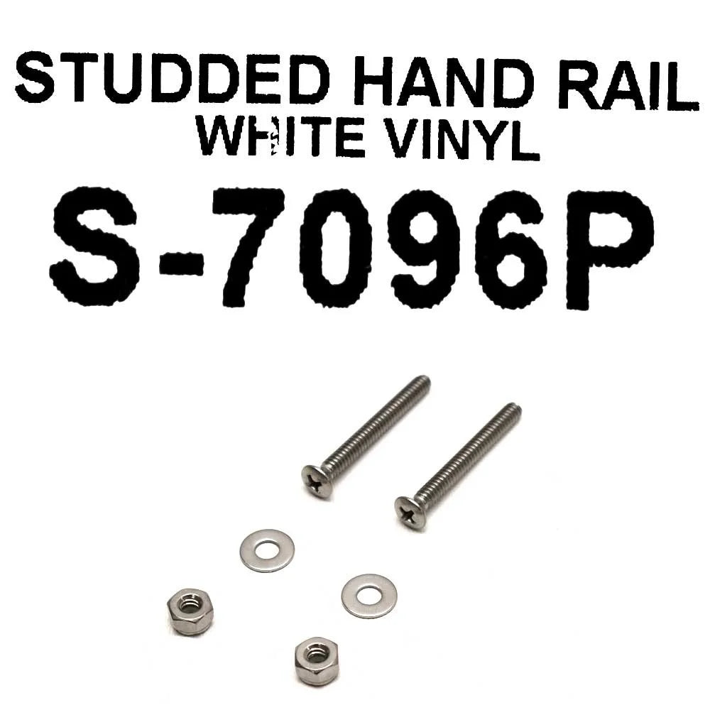 White Textured Vinyl Boat Grab Handle Rail U311349