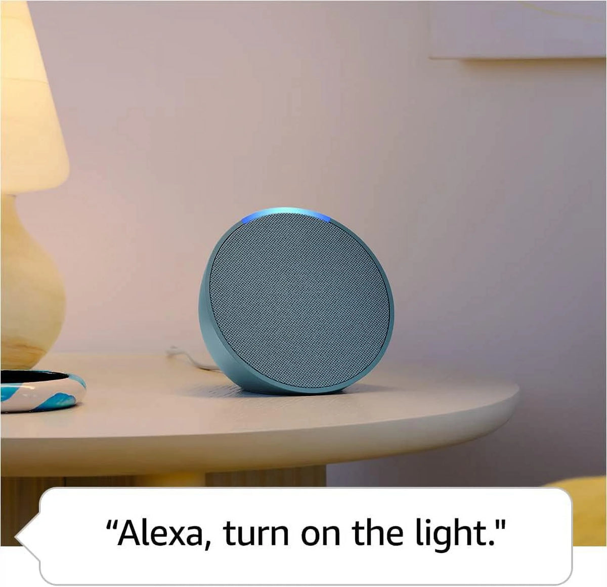 Compact Smart Speaker with Alexa Glacier White C275411
