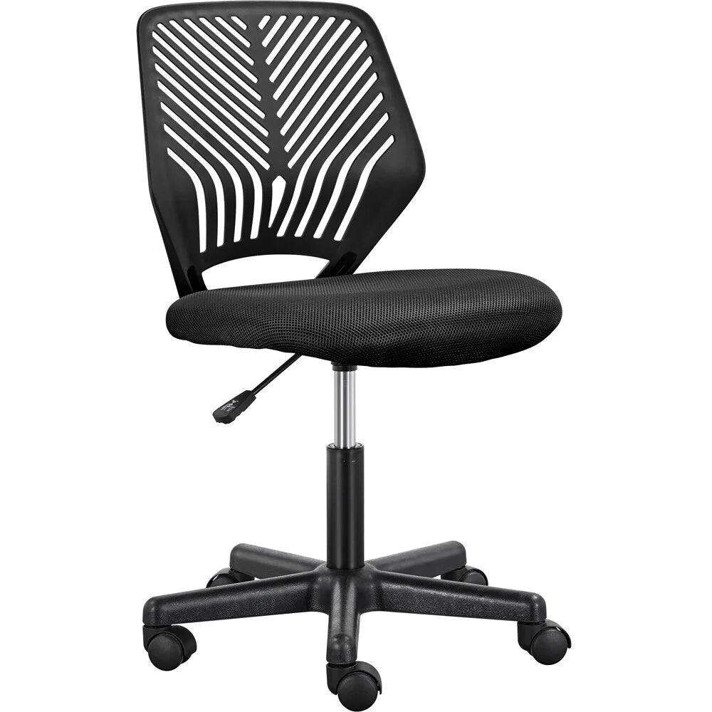 Purple Adjustable Armless Swivel Office Chair T14943