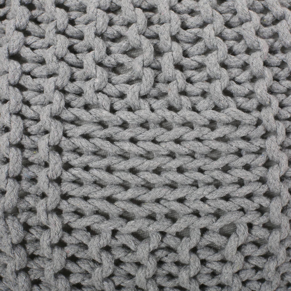 Gray Pouf L4169