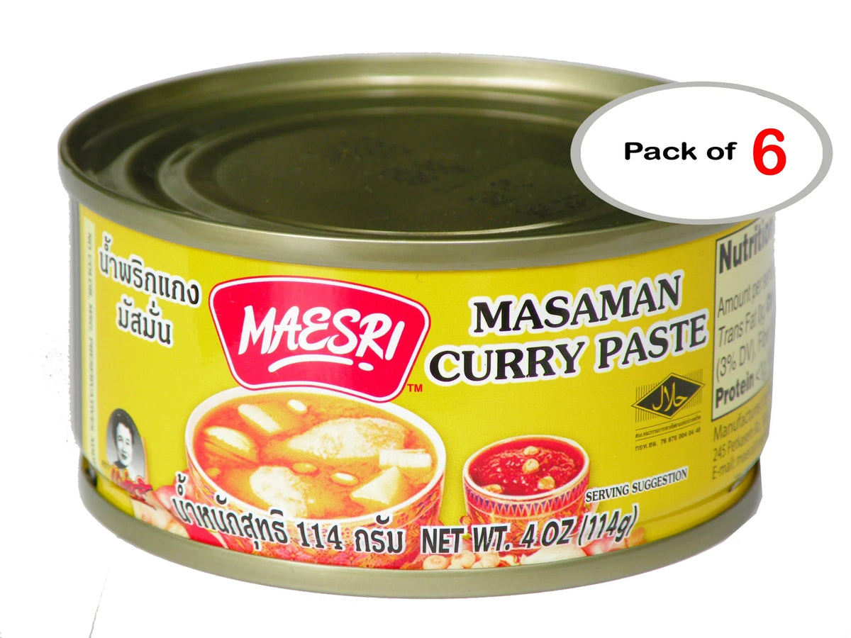 Massaman Curry Paste, 4 oz / 114 g (Pack of 6) O320
