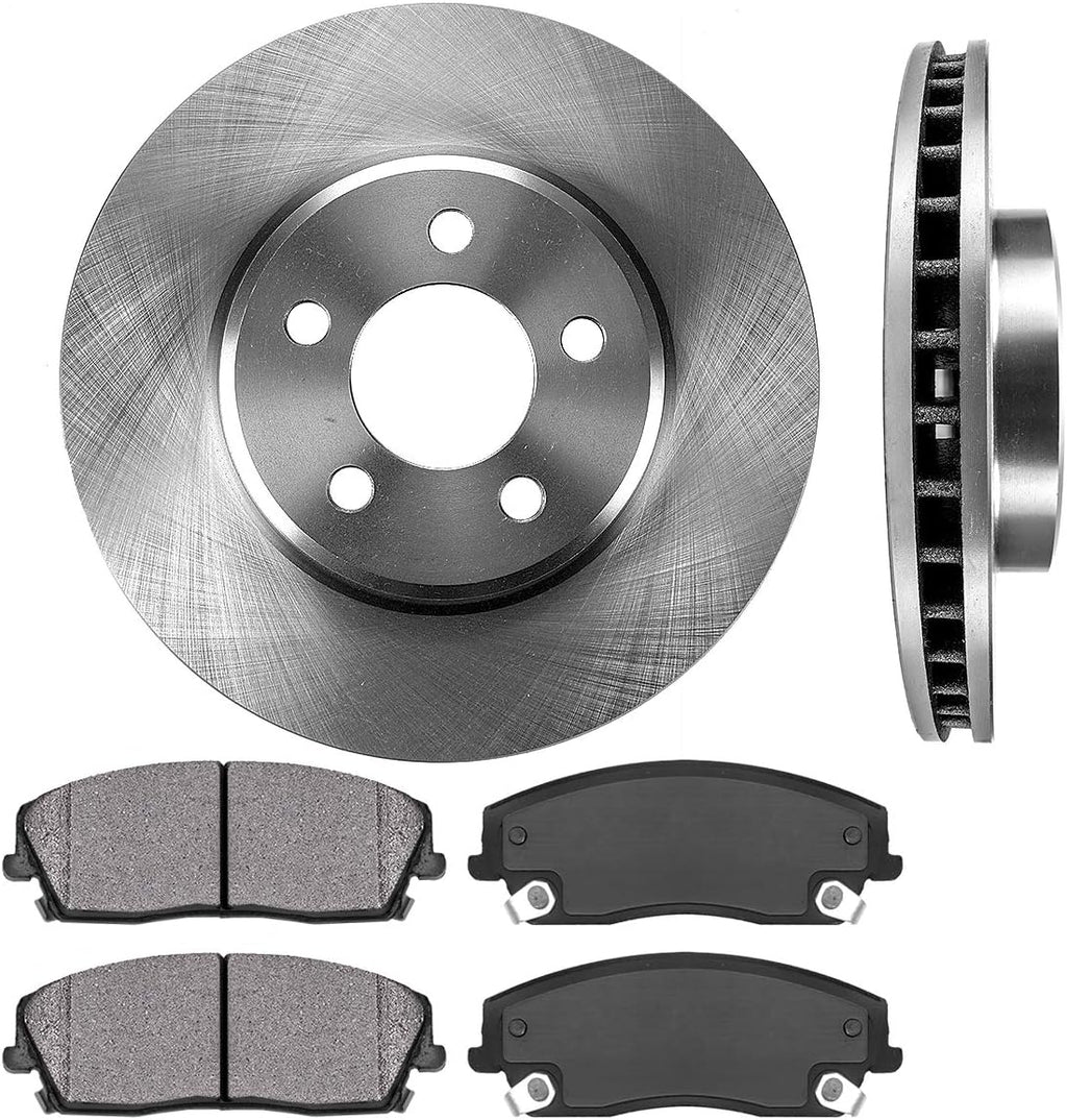 5 Lug Brake Rotors and Metallic Brake Pads T40342