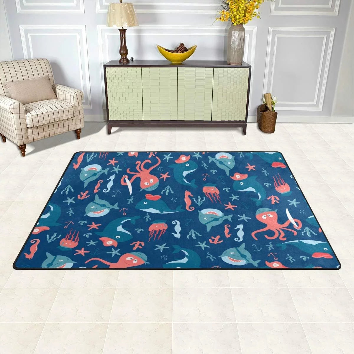 Lightweight Soft Area Rug 60 x 39 inch Q96141