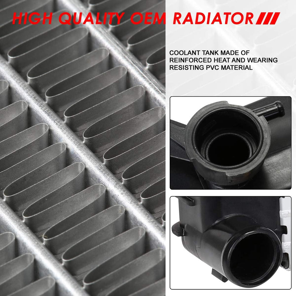 1-Row Cooling Radiator Aluminum Core K96181