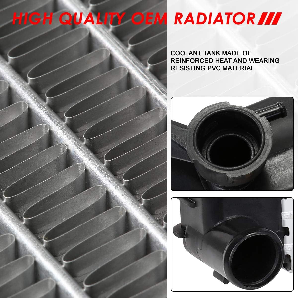 1-Row Cooling Radiator Aluminum Core K96181
