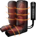 Leg Massager with Air Compression and Heat, Foot and Calf Massage Machine with Hand-held Controller O852