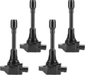 Ignition Coils 4-Pack Compatible with 2007-2018 Versa Sentra Rogue Urvan Pathfinder NV200 NV350 - 2014-2015 Infiniti QX60 - L4 1.6L 1.8L 2.0L 2.5L Pack of 2 A74822