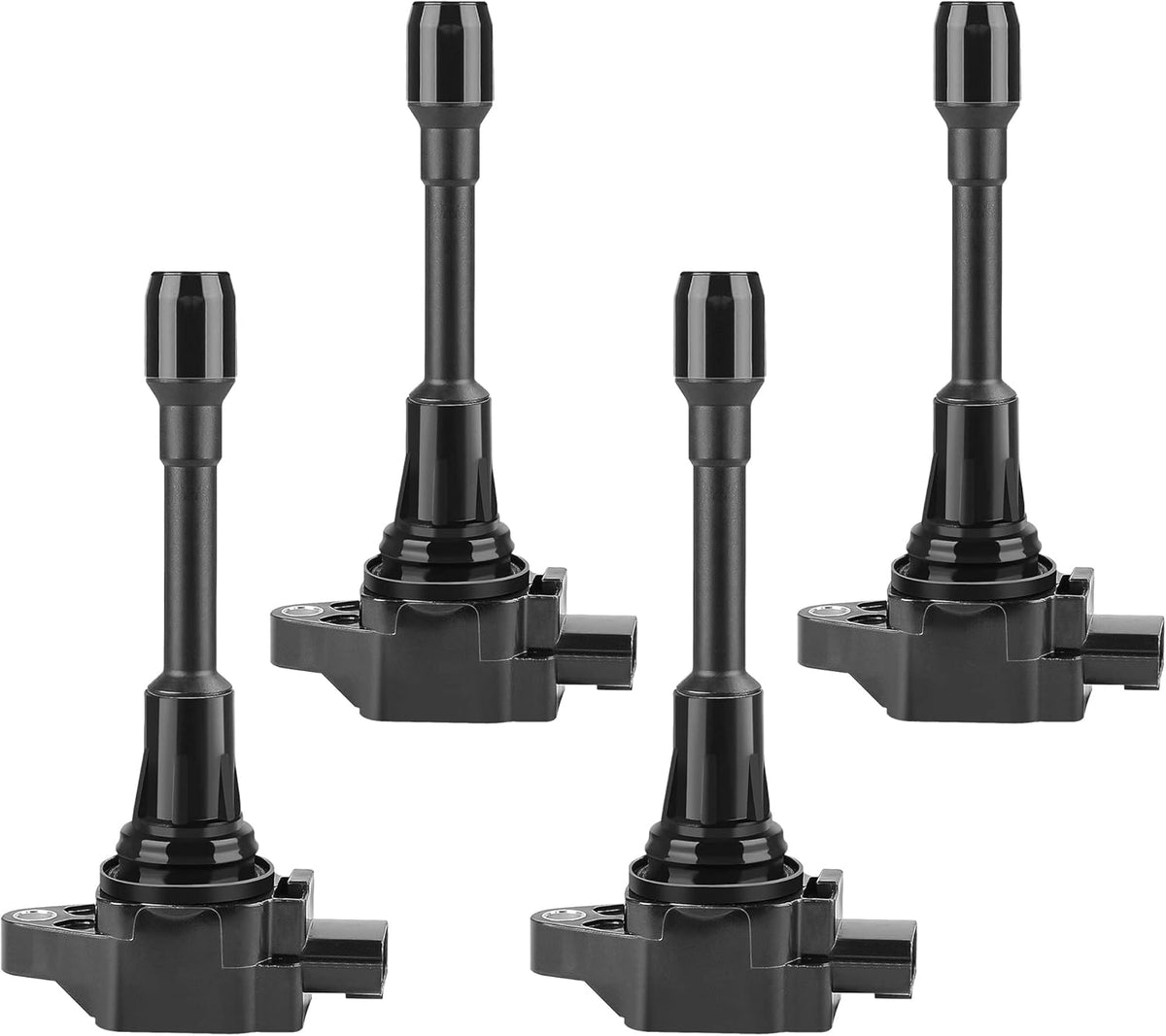 Ignition Coils 4-Pack Compatible with 2007-2018 Versa Sentra Rogue Urvan Pathfinder NV200 NV350 - 2014-2015 Infiniti QX60 - L4 1.6L 1.8L 2.0L 2.5L Pack of 2 A74822