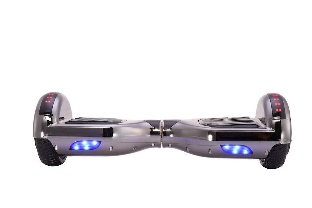 Chrome Black 36V Hoverboard with Bluetooth Speakers U374