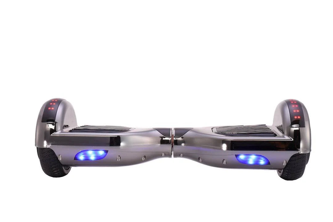 Chrome Black 36V Hoverboard with Bluetooth Speakers U374