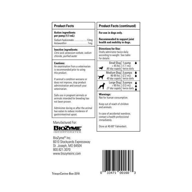 Canine Joint Supplement S353