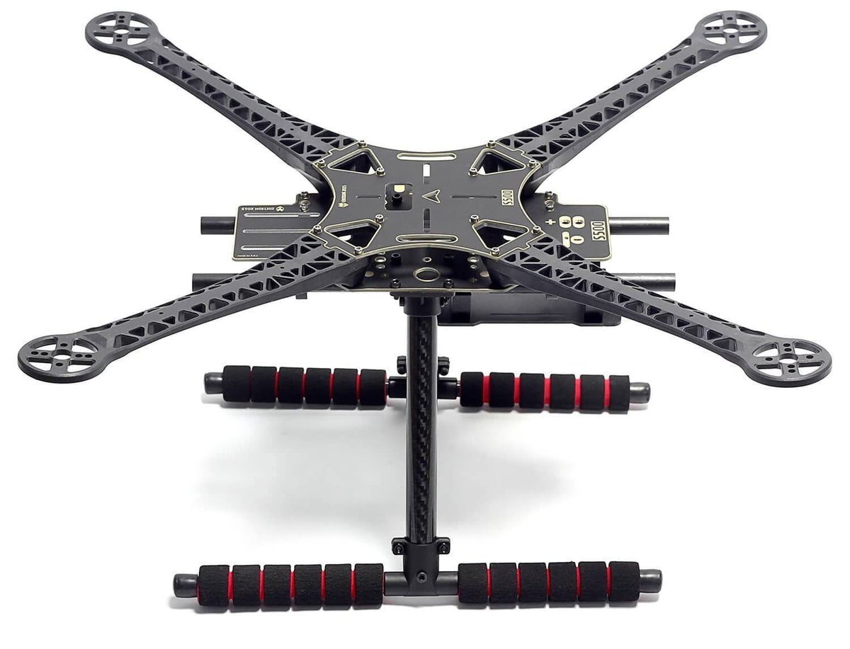 Quadcopter Fuselage Frame Kit PCB Version with Carbon Fiber Landing Gear Skid G66736