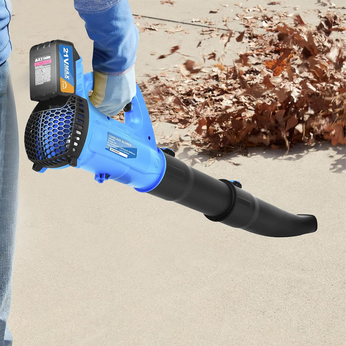 21V 4.0Ah Cordless Leaf Blower with Battery and Charger U741501