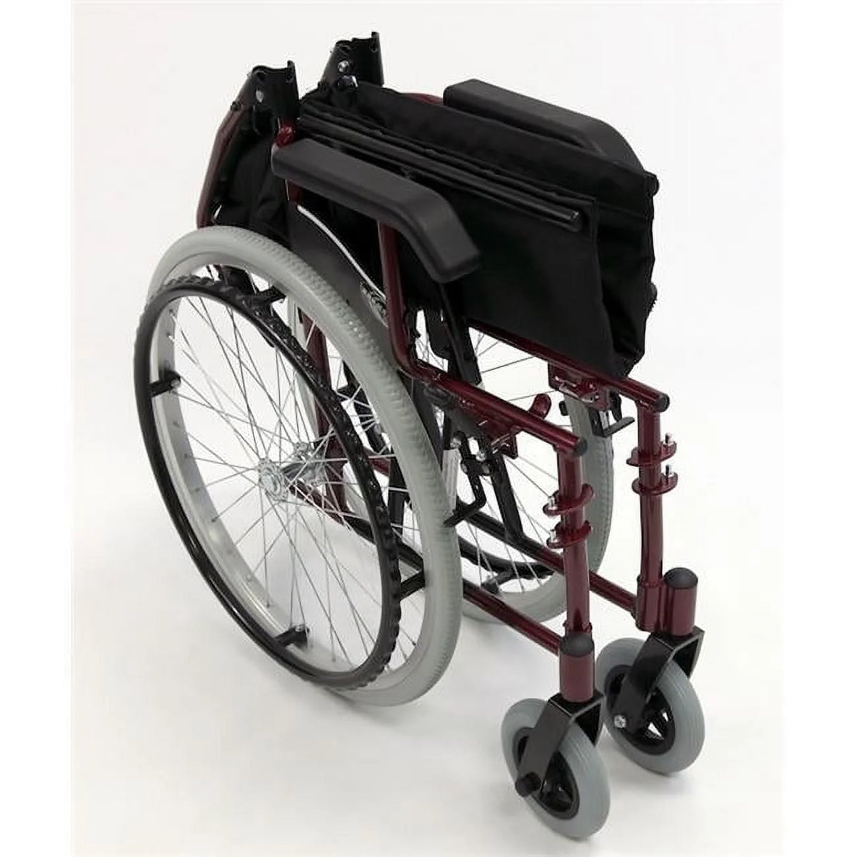 Lightweight Wheelchair 18 Seat Burgundy N135986