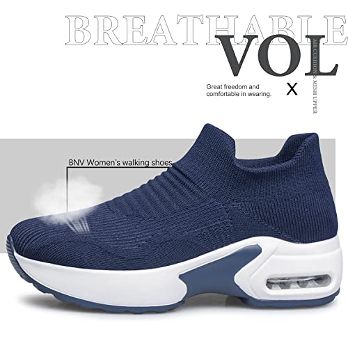 Sock Sneakers Slip on Comfortable Nursing Work Shoes A117