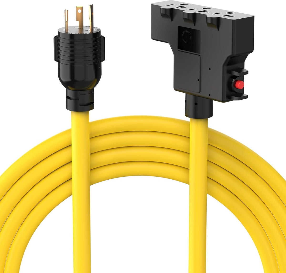 25 Feet 30A 125/250 Volt Generator Extension Power Cord L13242