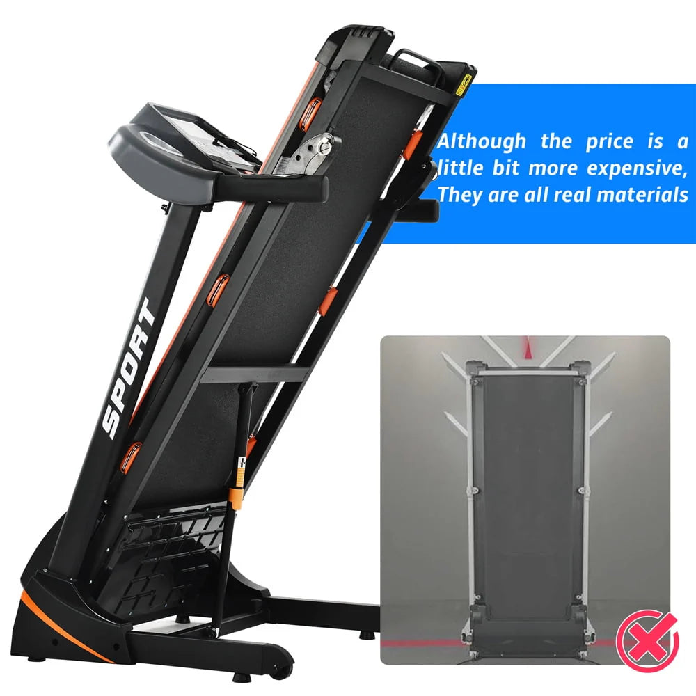 Folding Electric Treadmill with Incline D1042