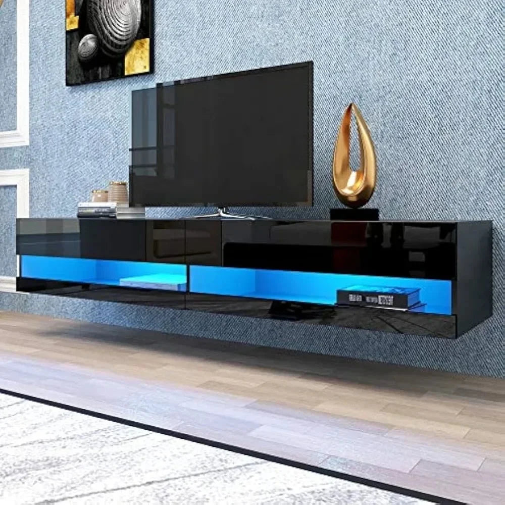 71-Inch Mounted Floating TV Stand Wall Cabinet Fits TVs Up to 80 Inches Z455