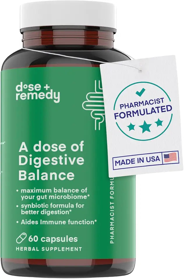 Probiotic Prebiotic Digestive Enzymes Supplement W773