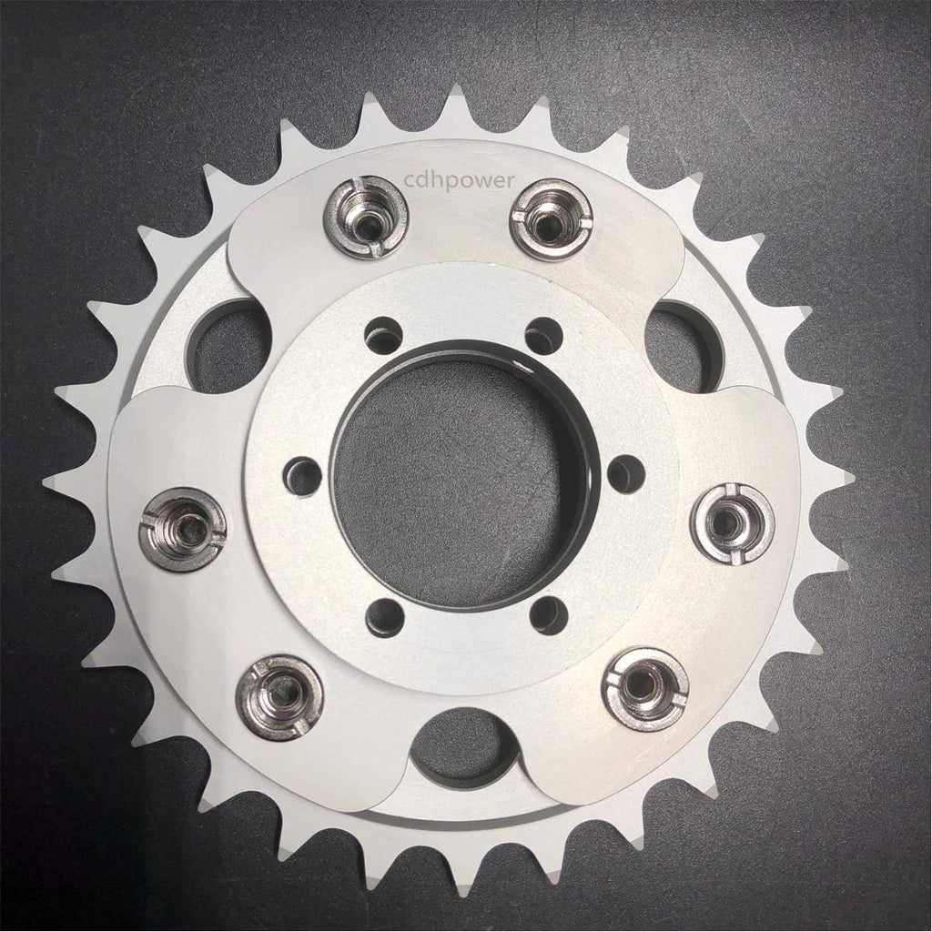 Disc Brake Rotor Adapter and 28T Sprocket for Gas Motorized Bicycle Pack of 2 E761