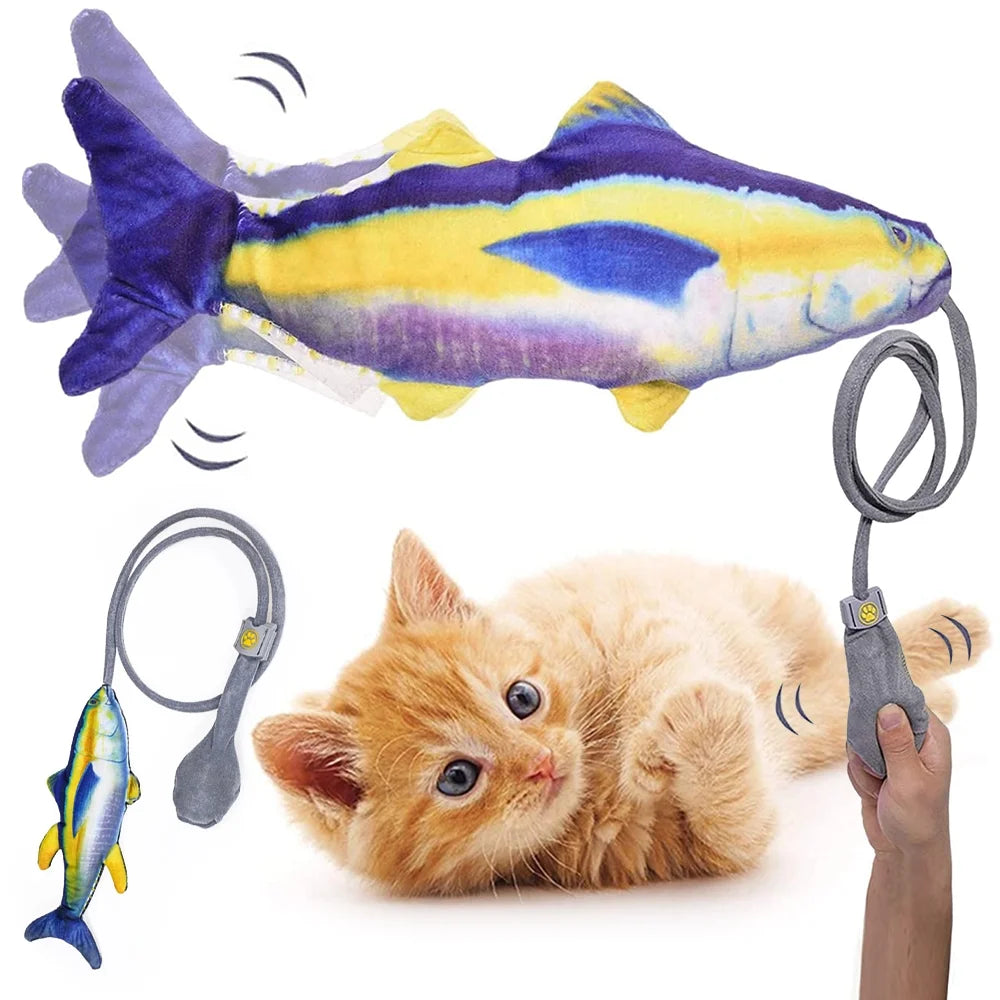 Wiggle Fish Catnip Plush Cat Toy J1810