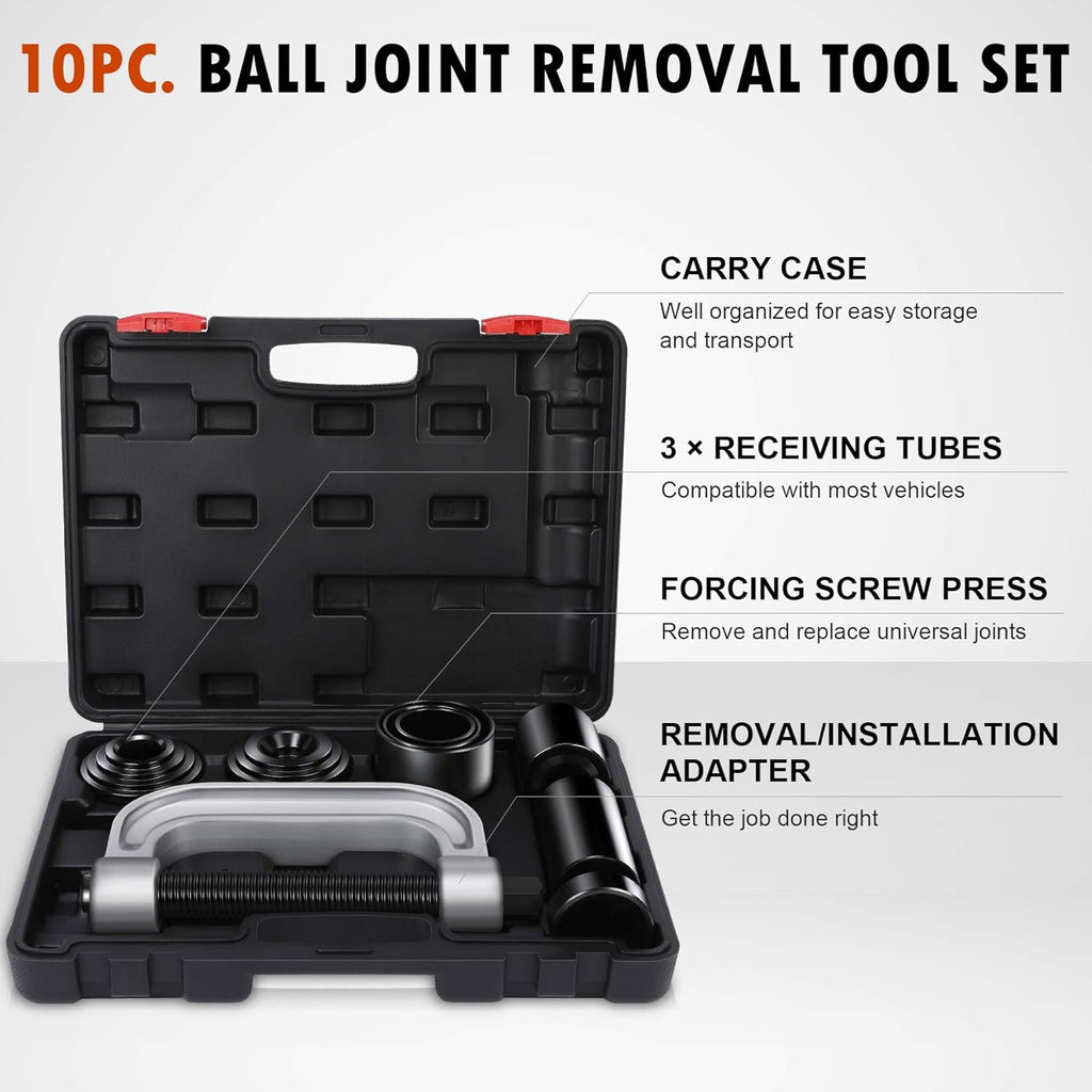 Ball Joint Press & U Joint Removal Tool Kit with 4wd Adapters, Pack of 2 W3755
