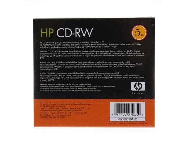 100-pk 12x CD-RW Rewritable Blank Disc 700MB in Slim Jewel Case L9095