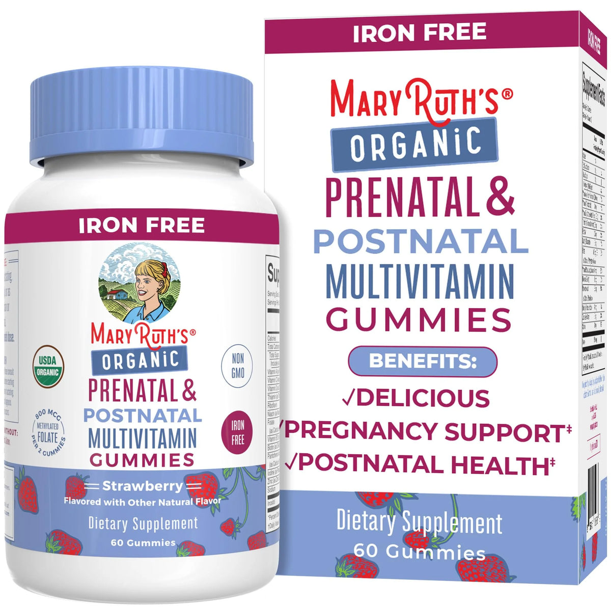 USDA Organic Prenatal Gummies 30 Servings N509948
