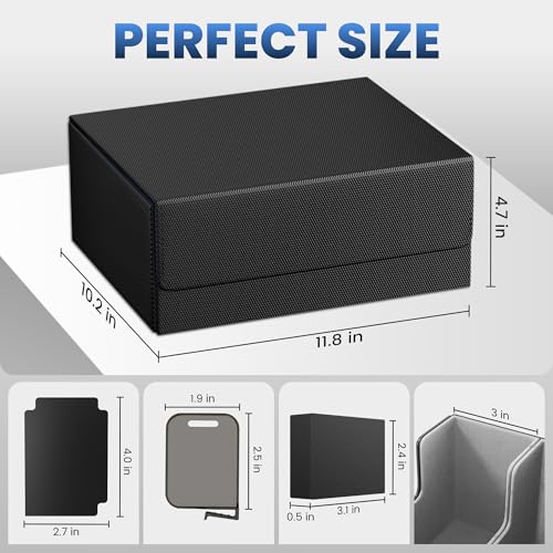 Card Storage Box with 10 Dividers O860461
