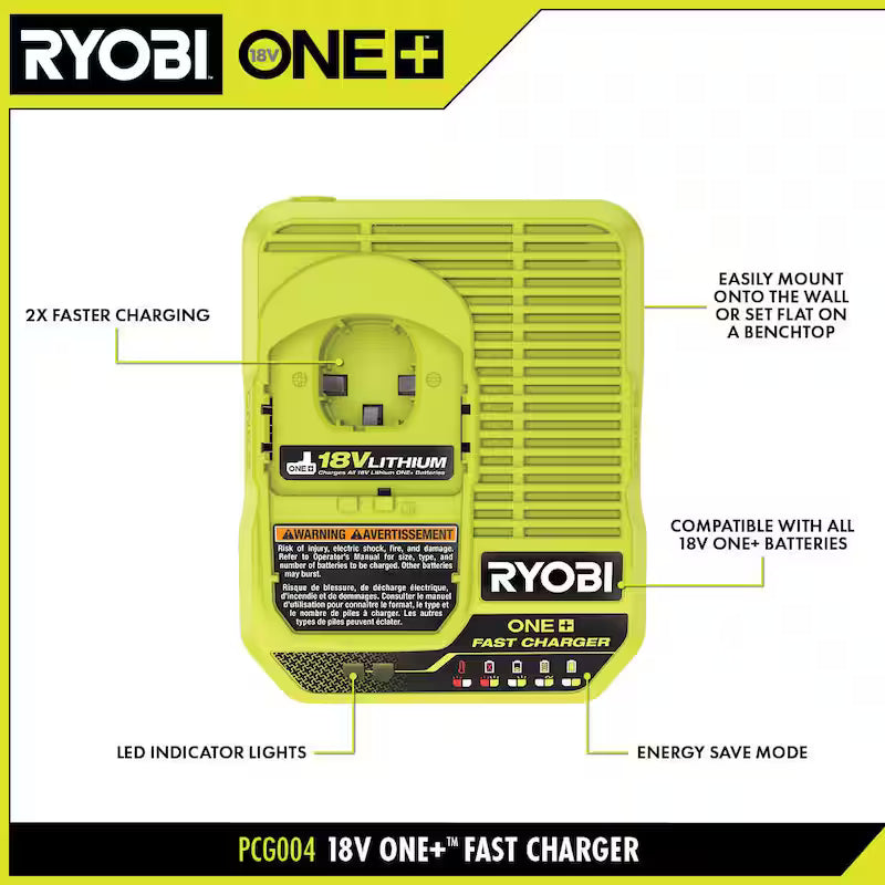 18V 6.0 Ah Lithium-Ion Battery and Charger Starter Kit V39564