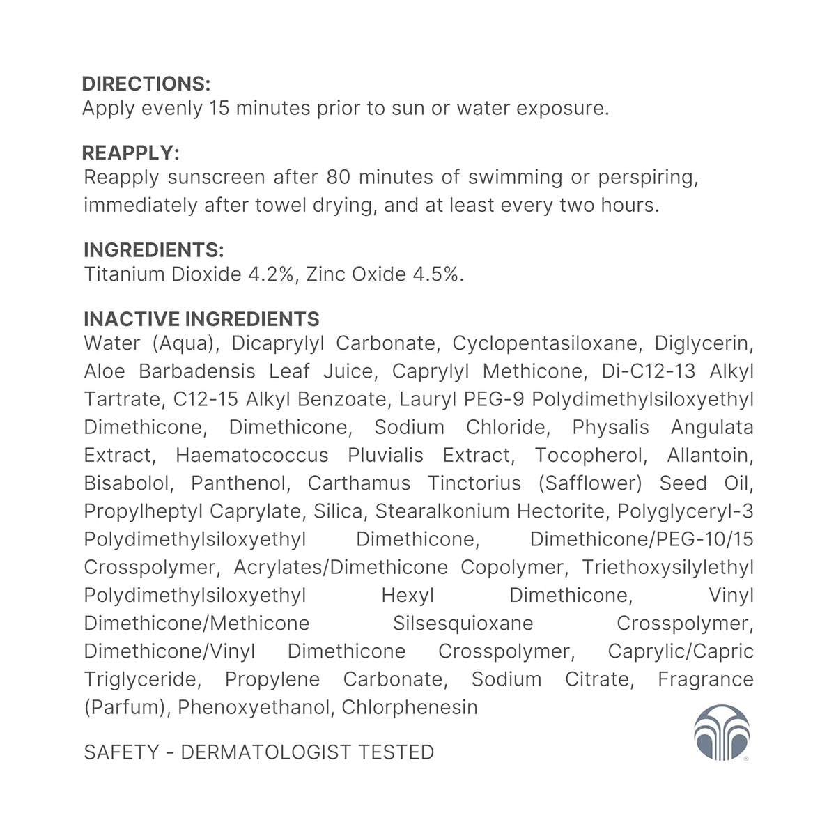 SPF 35 Sunscreen H739