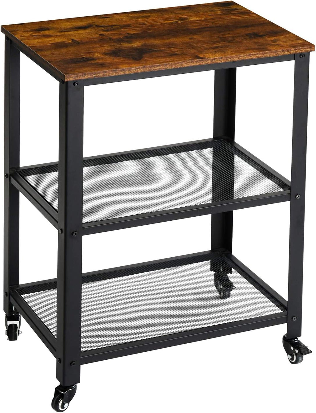 Vintage 3-Tier Kitchen Bar Cart on Wheels M69626